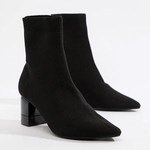 Asos Point toe ankle sock boot US size 6